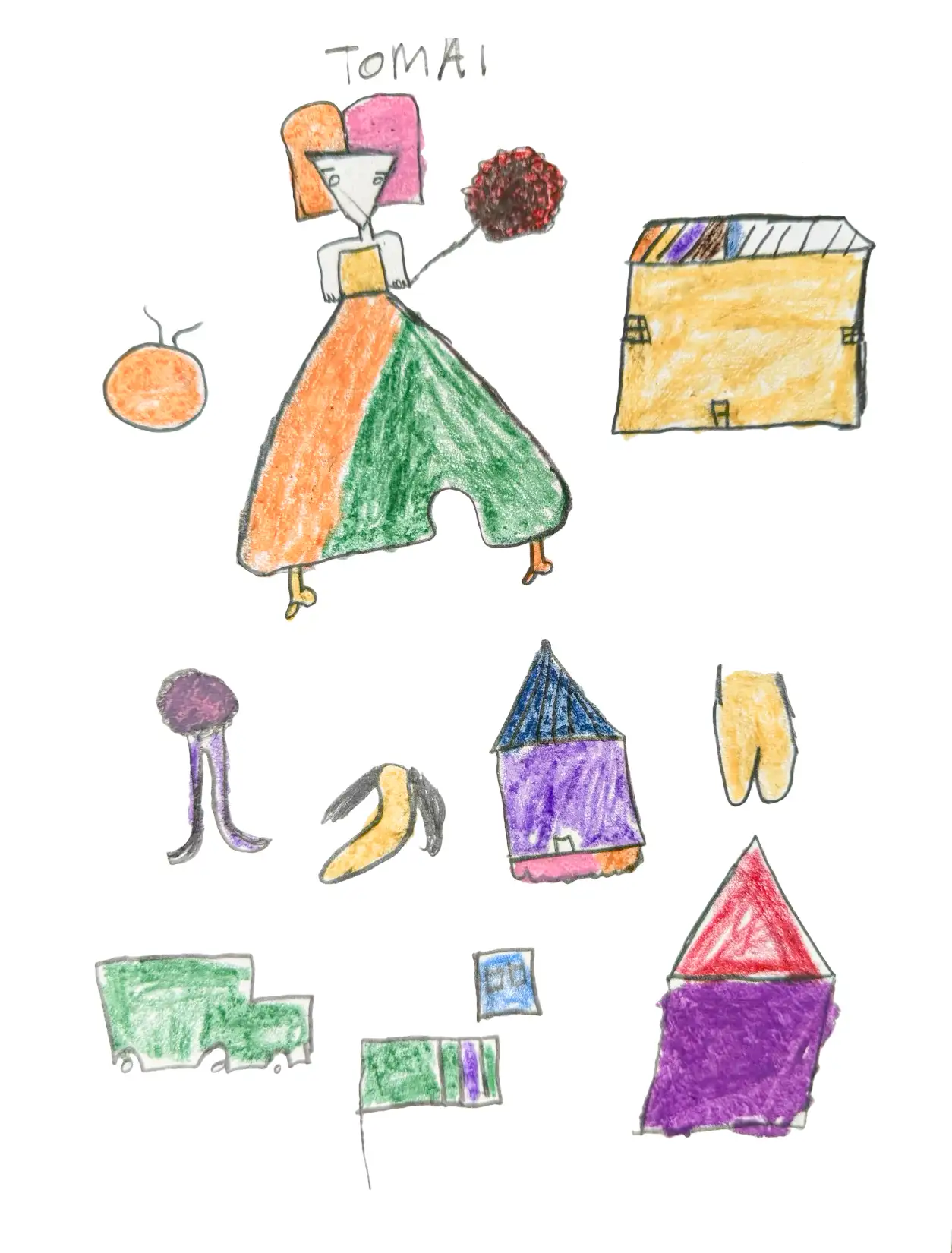 Illustrations from the Franck Giving story